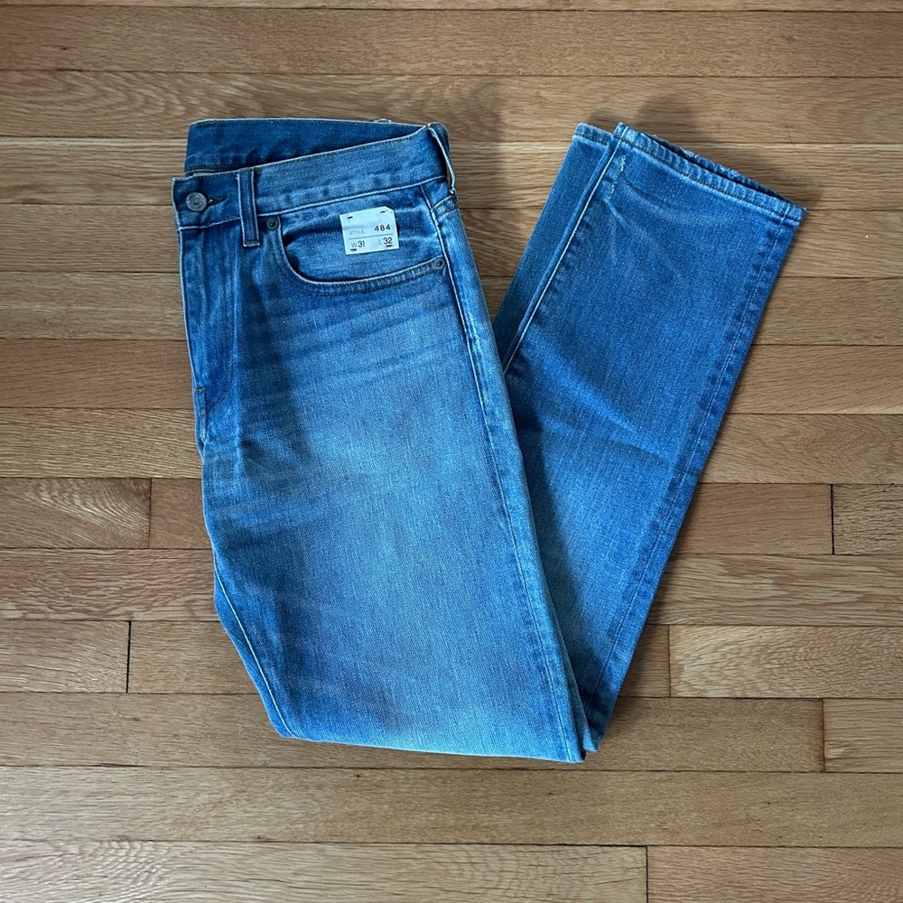 J Crew Men's Slim Straight Jeans NWT